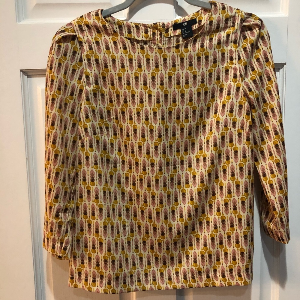 H&M patterned blouse